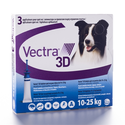 Vectra® 3D за кучета 10-25 кг.