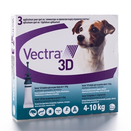 Vectra® 3D за кучета 4-10 кг.