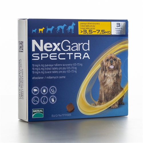 Nex Gard Spectra за кучета с тегло от 3,5 до 7,5 кг